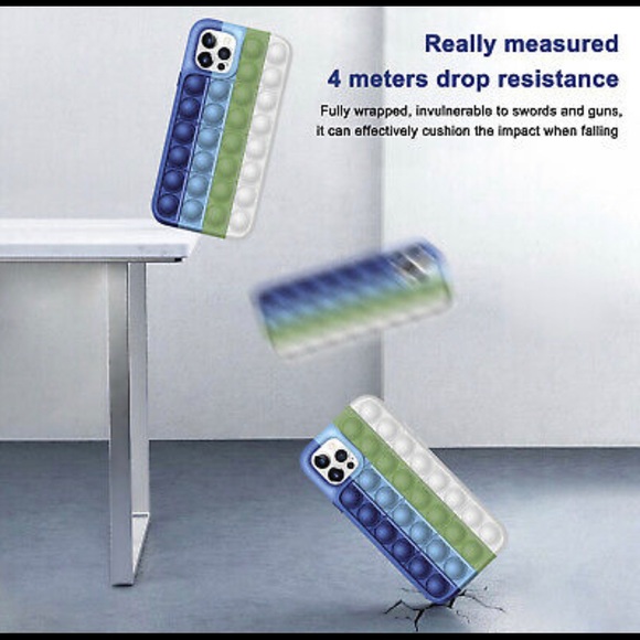 NEW Push Pop Bubble Fidget Toys Silicone Fidget - Picture 2 of 3